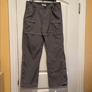 Magellan Outdoors Women's Lightweight Gray Convertible Hiking Pants